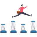 پیش‌نمایش فایل businessman-overcome-business-hurdles-7657802 از پک کسب و کار