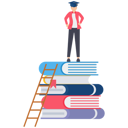 پیش‌نمایش فایل student-gain-graduation-through-learning-7657807 از پک کسب و کار