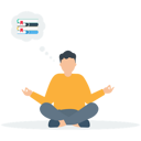 پیش‌نمایش فایل man-meditating-8074639 از پک کسب و کار