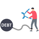 پیش‌نمایش فایل debt-free-8110267 از پک کسب و کار