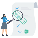 پیش‌نمایش فایل female-employee-find-approved-document-8177559 از پک کسب و کار
