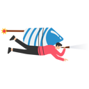 پیش‌نمایش فایل businessman-flying-paper-airplane-origami-as-glider-with-binoculars-to-see-opportunity-8240733 از پک کسب و کار