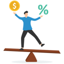 پیش‌نمایش فایل businessman-balance-between-profit-and-loss-8312206 از پک کسب و کار