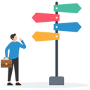 پیش‌نمایش فایل choose-the-right-way-8402007 از پک مفهوم کسب و کار