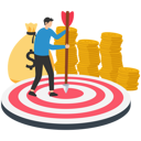 پیش‌نمایش فایل money-target-8598571 از پک مفهوم کسب و کار