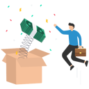 پیش‌نمایش فایل surprise-money-8598564 از پک مفهوم کسب و کار