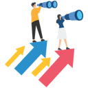 پیش‌نمایش فایل business-people-searching-company-vision-path-goal-success-8525940 از پک بازاریابی کسب وکار