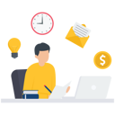 پیش‌نمایش فایل man-doing-multitasking-work-8525950 از پک بازاریابی کسب وکار