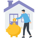 پیش‌نمایش فایل man-savings-money-for-buying-residential-house-8525977 از پک بازاریابی کسب وکار