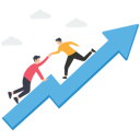 پیش‌نمایش فایل one-man-help-in-overcoming-obstacles-8525965 از پک بازاریابی کسب وکار