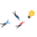 پیش‌نمایش فایل moving-towards-creative-idea-8636982 از پک مدیریت کسب وکار