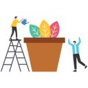 پیش‌نمایش فایل people-grow-plants-in-pot-8636983 از پک مدیریت کسب وکار