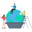 پیش‌نمایش فایل world-in-pot-with-young-mans-and-woman-8630027 از پک مدیریت پروژه