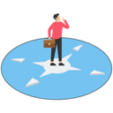 پیش‌نمایش فایل lost-direction-8677046 از پک کسب و کار