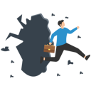 پیش‌نمایش فایل overcome-obstacle-or-breakthrough-wall-8705458 از پک کسب و کار