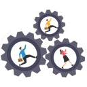 پیش‌نمایش فایل teamwork-collaborate-to-achieve-business-goal-8705427 از پک کسب و کار