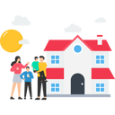 پیش‌نمایش فایل happy-family-in-front-of-house-8711990 از پک مدیریت پروژه