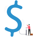 پیش‌نمایش فایل businessman-pumping-dollar-8816390 از پک کسب و کار