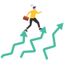 پیش‌نمایش فایل successful-businessman-walking-forward-on-growth-8816391 از پک کسب و کار