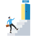 پیش‌نمایش فایل businessman-run-to-open-exit-door-8862312 از پک کسب و کار