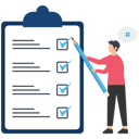 پیش‌نمایش فایل businessman-holding-pencil-looking-at-completed-checklist-8878477 از پک کسب و کار