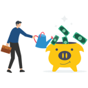 پیش‌نمایش فایل businessman-watering-money-8878491 از پک کسب و کار