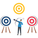 پیش‌نمایش فایل businessman-with-bow-and-arrow-look-at-multiple-target-8878478 از پک کسب و کار