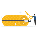 پیش‌نمایش فایل financial-key-success-unlock-secret-reward-for-investment-opportunity-wealth-solution-to-make-money-and-gain-profit-concept-8878495 از پک کسب و کار
