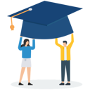 پیش‌نمایش فایل online-graduation-9155590 از پک مفهوم کسب و کار