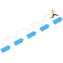 پیش‌نمایش فایل businessman-jumping-to-next-step-9206516 از پک کسب و کار