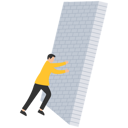 پیش‌نمایش فایل businessman-working-trying-to-push-the-wall-9206501 از پک کسب و کار