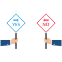 پیش‌نمایش فایل hand-holding-yes-or-no-plates-9206514 از پک کسب و کار