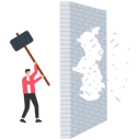 پیش‌نمایش فایل businessman-broke-the-wall-9231321 از پک کسب و کار