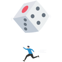 پیش‌نمایش فایل businessman-running-form-dice-9231262 از پک کسب و کار