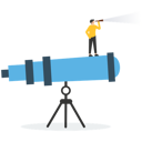 پیش‌نمایش فایل successful-businessman-standing-on-the-telescope-9231235 از پک کسب و کار