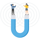 پیش‌نمایش فایل magnet-waves-attract-a-woman-attracting-a-mans-heart-9247798 از پک کسب و کار