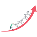 پیش‌نمایش فایل businessman-push-shopping-cart-trolley-up-on-rising-price-9170374 از پک کسب و کار
