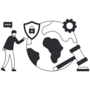 پیش‌نمایش فایل businessman-giving-global-protection-11189821 از پک کسب و کار