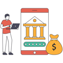 پیش‌نمایش فایل businessman-doing-online-banking-11189776 از پک کسب و کار
