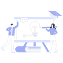 پیش‌نمایش فایل boy-and-girl-taking-online-lessons-11973654 از پک یادگیری آنلاین