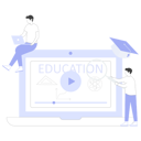 پیش‌نمایش فایل guys-doing-e-training-11973670 از پک یادگیری آنلاین
