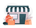 پیش‌نمایش فایل online-shopping-store-4697854 از پک کیت شروع پروفایل وب‌سایت