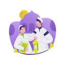 پیش‌نمایش فایل muslims-celebrate-ramadan-day-8184254 از پک خوش آمدید رمضان