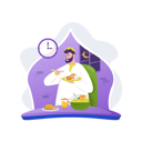 پیش‌نمایش فایل sahur-ramadan-8184249 از پک خوش آمدید رمضان