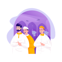 پیش‌نمایش فایل muslims-worship-together-8219194 از پک خوش آمدید رمضان