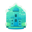 پیش‌نمایش فایل islamic-building-mosque-8356946 از پک عید مبارک