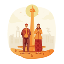 پیش‌نمایش فایل happy-jakarta-anniversary-9056196 از پک بازدید از جاکارتا