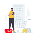 پیش‌نمایش فایل shopping-checklist-9220856 از پک خرید در سوپرمارکت