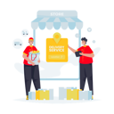 پیش‌نمایش فایل store-delivery-service-9220845 از پک خرید در سوپرمارکت