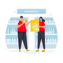 پیش‌نمایش فایل store-promotion-offer-9220851 از پک خرید در سوپرمارکت